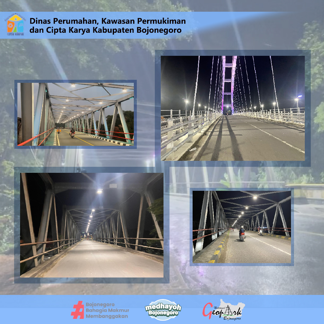 Optimalkan Penerangan di Infrastruktur Vital Jembatan