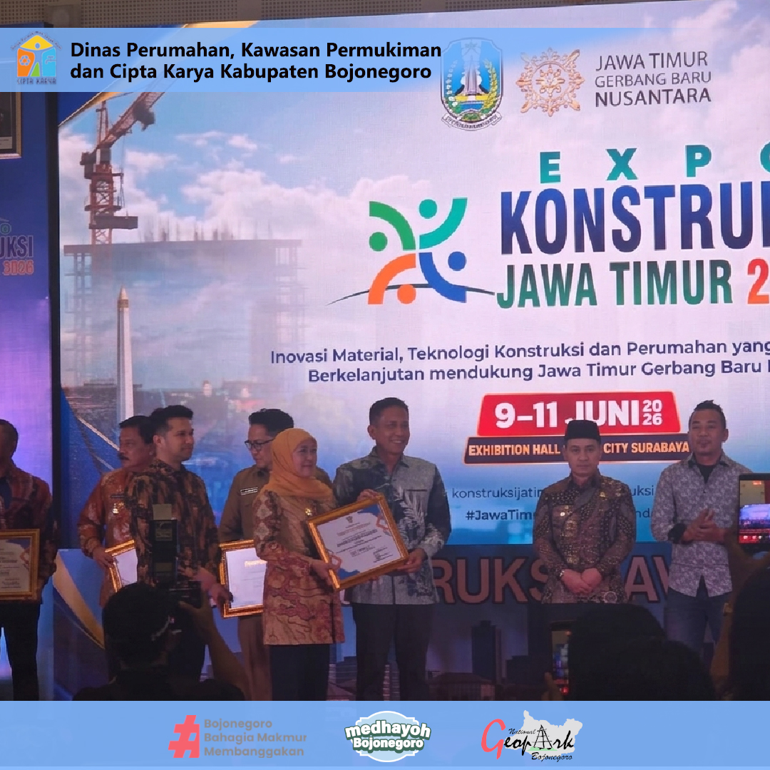 Dukung Anggaran RTLH Tertinggi, Bojonegoro Sabet Penghargaan Prestisius di Jatim Expo 2026