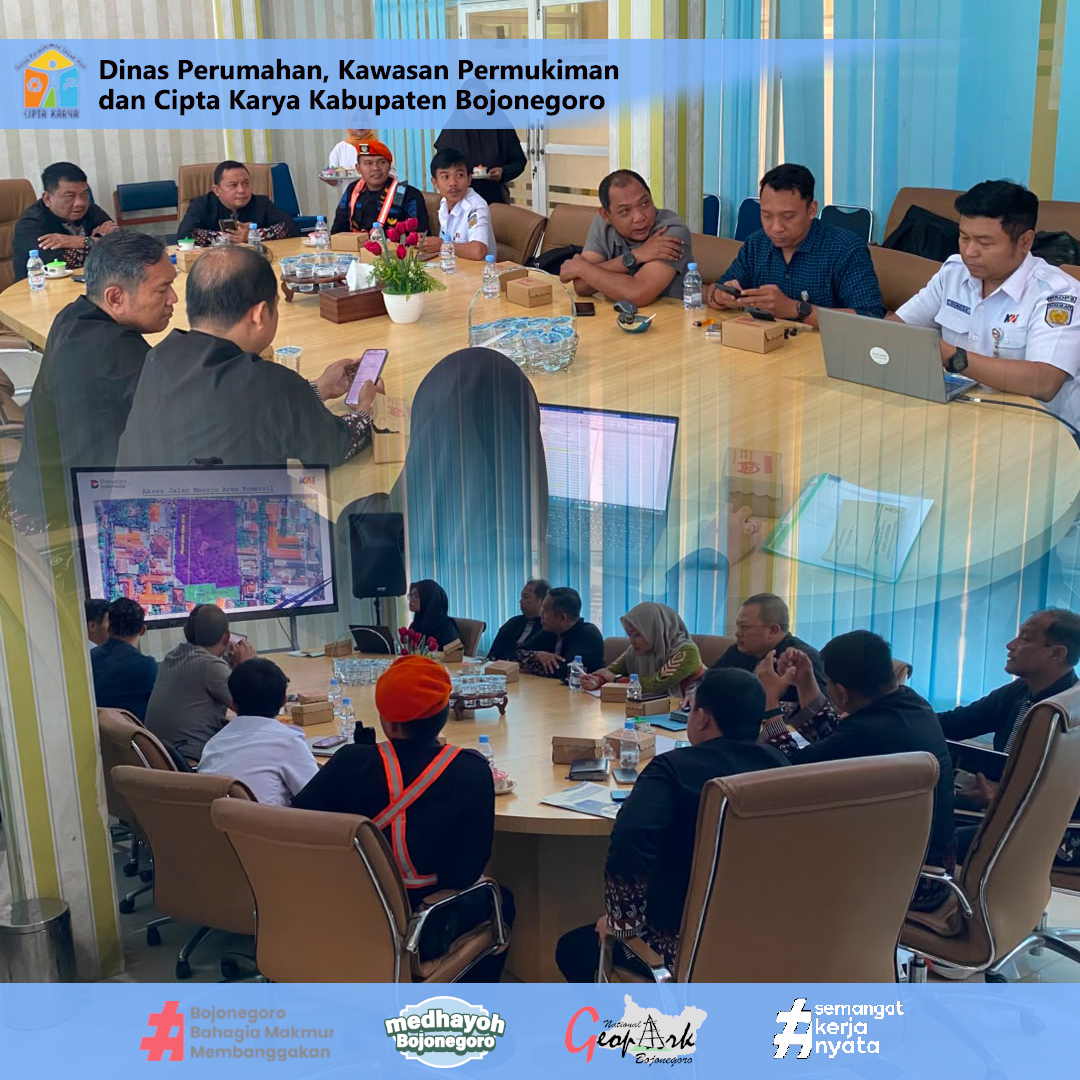 Pemkab Bojonegoro dan PT KAI DAOP 8 Gelar Rapat Koordinasi Penataan Infrastruktur dan Aset